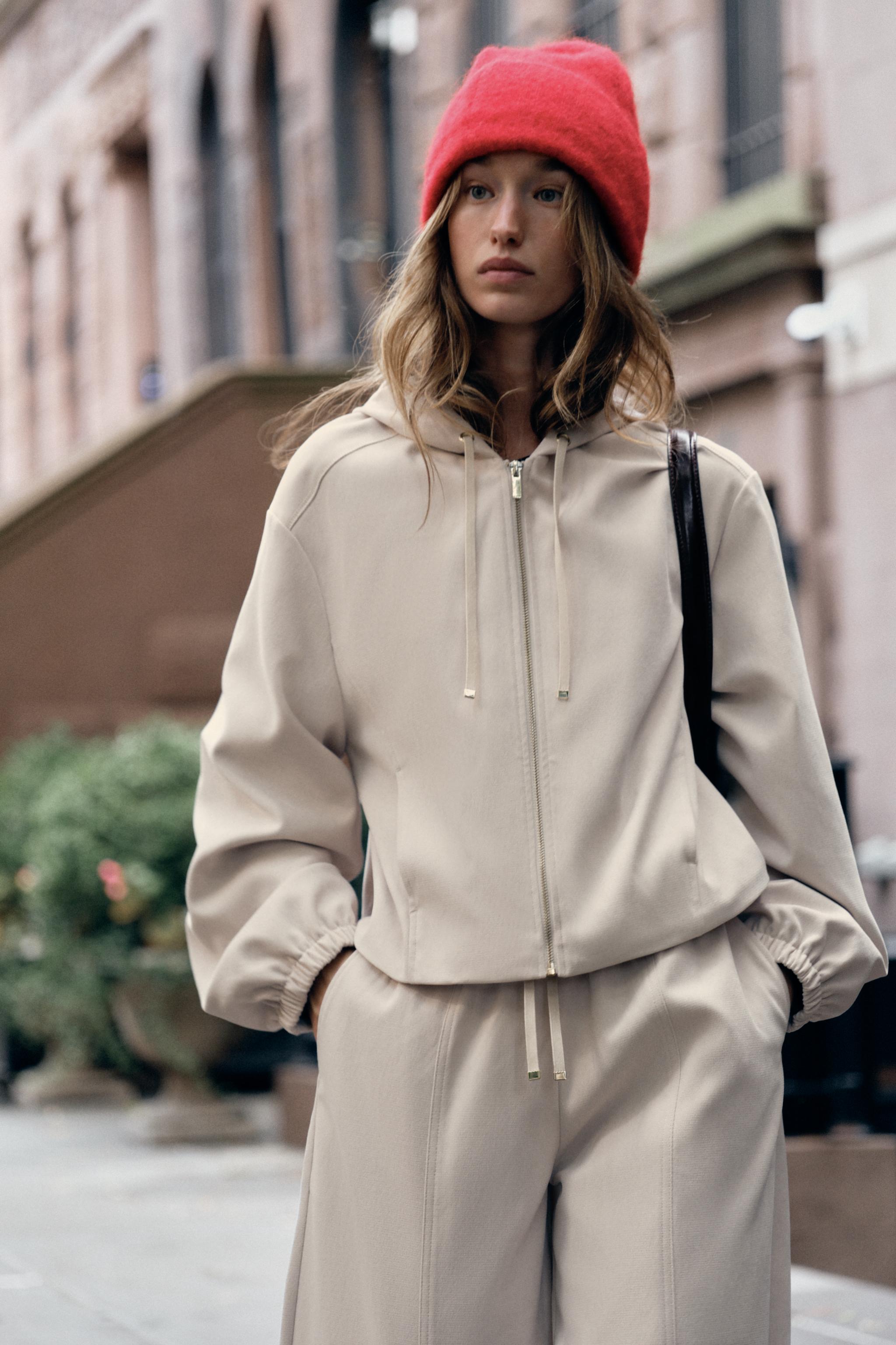Hooded Bomber Jacket by Zara