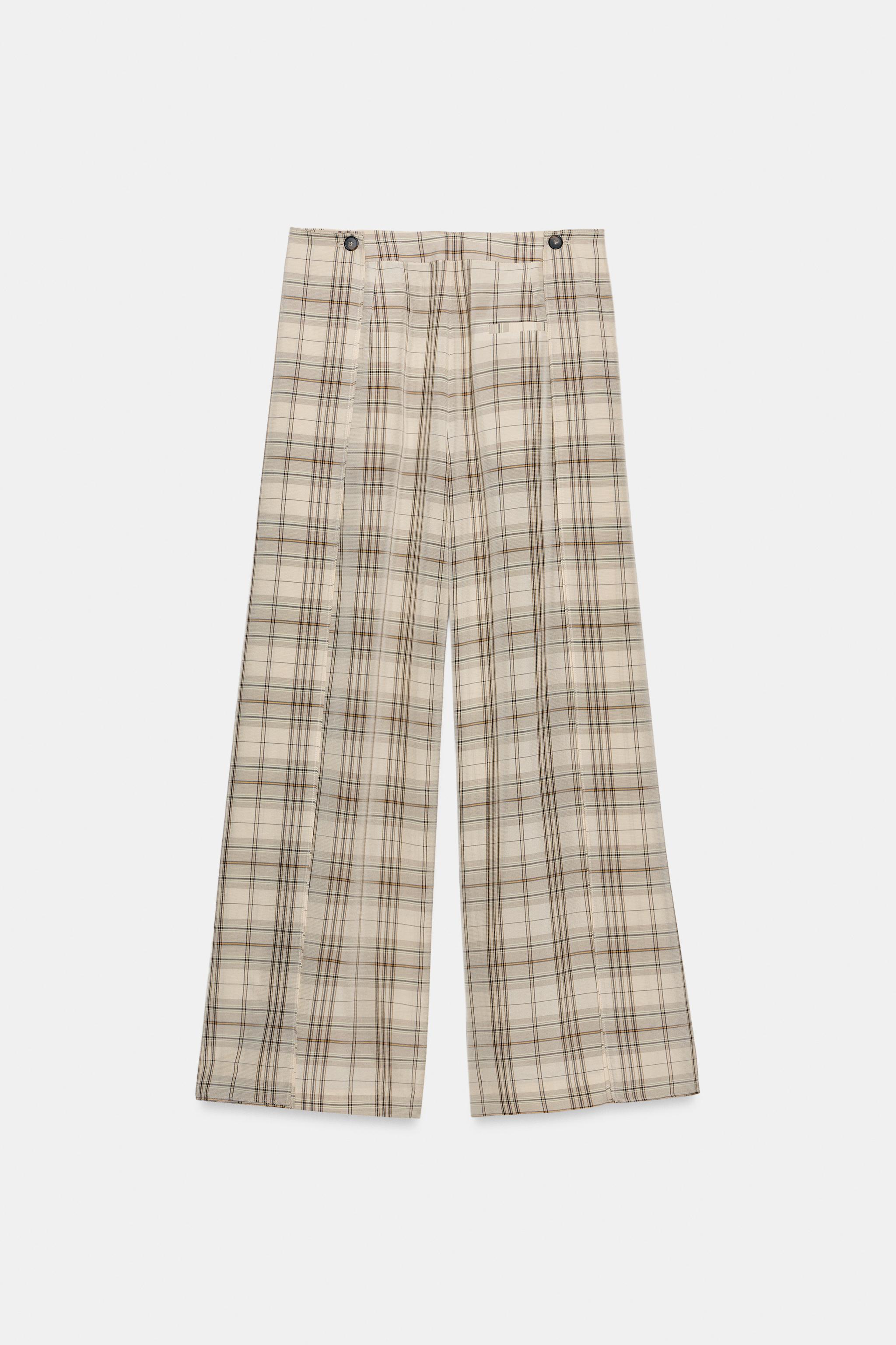 PLAID PANTS ZW COLLECTION