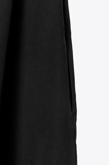 ROBE MIDI PLI DOS - Noir de Zara - Image 7