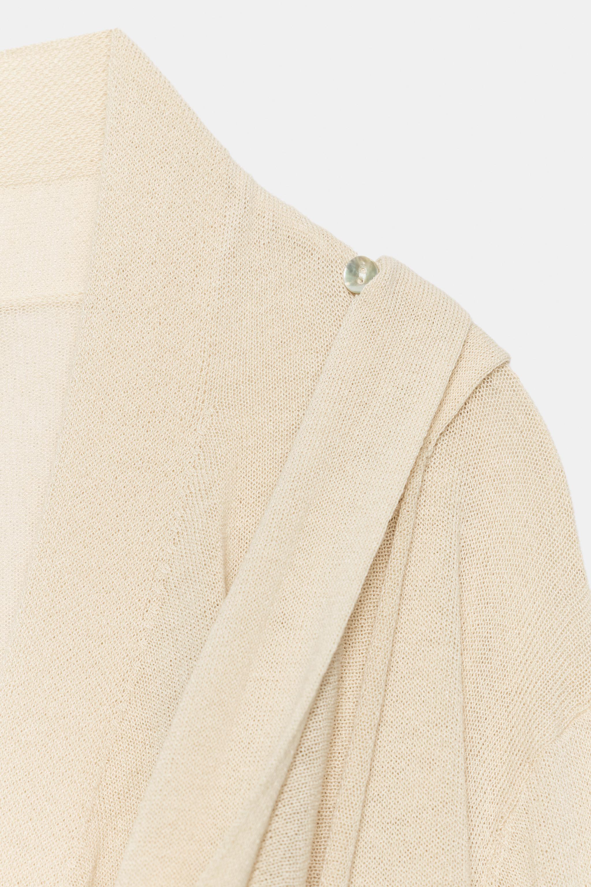 GILET FLUIDE EN MAILLE FINE