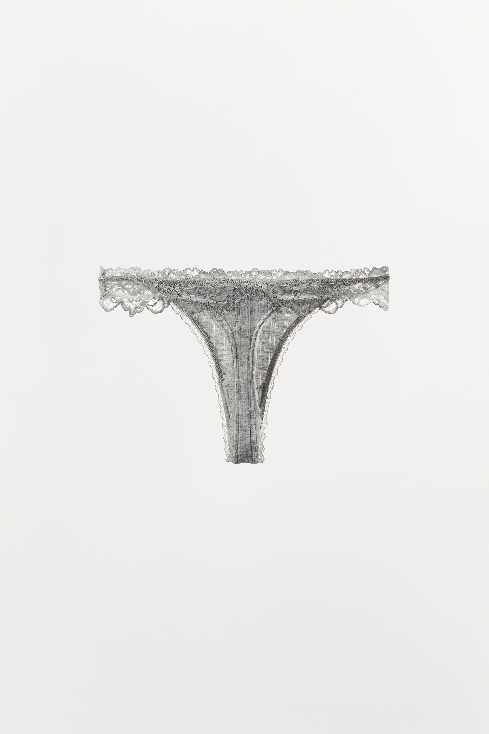 TANGA POINTELLE EN DENTELLE