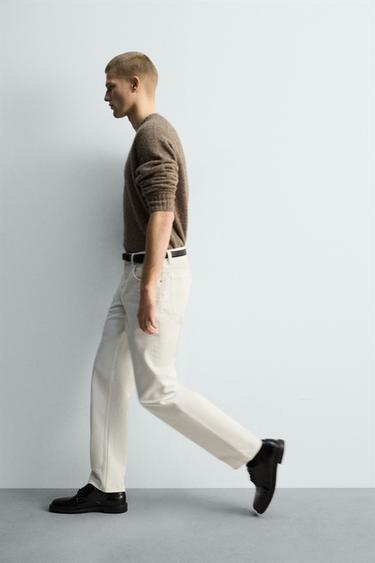 STRAIGHT FIT JEANS - White by Zara - Image 6