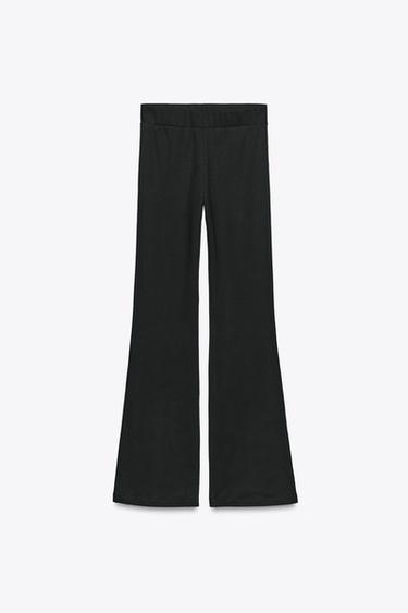PANTALÓN FLARE - Negro de Zara