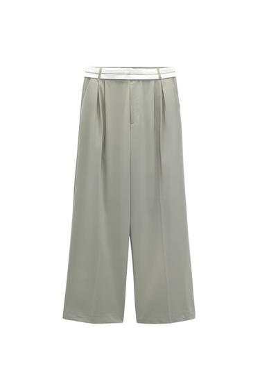 FULL-LENGTH MASCULINE TROUSERS