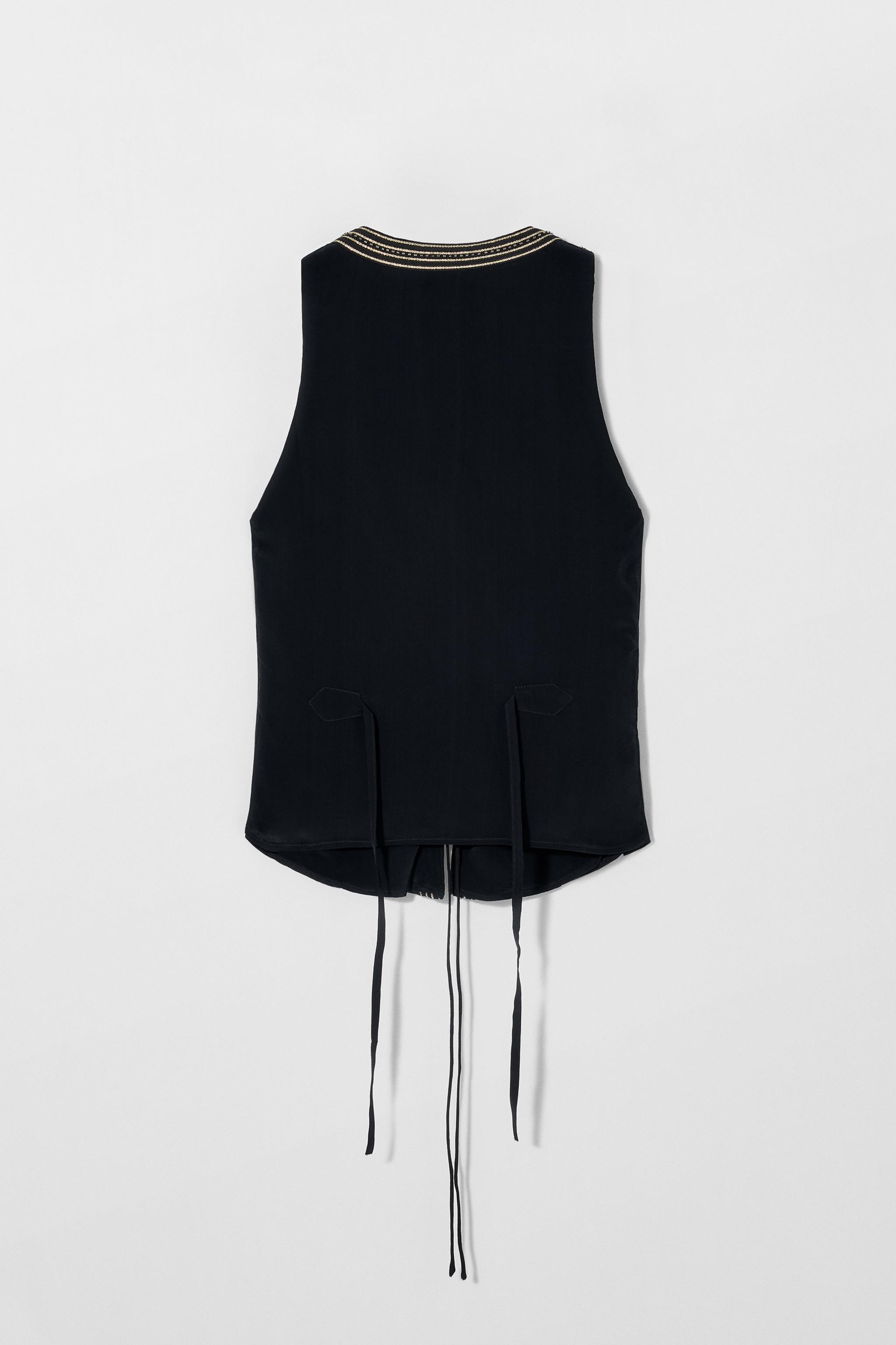 GILET BRODÉ KATE MOSS X ZARA