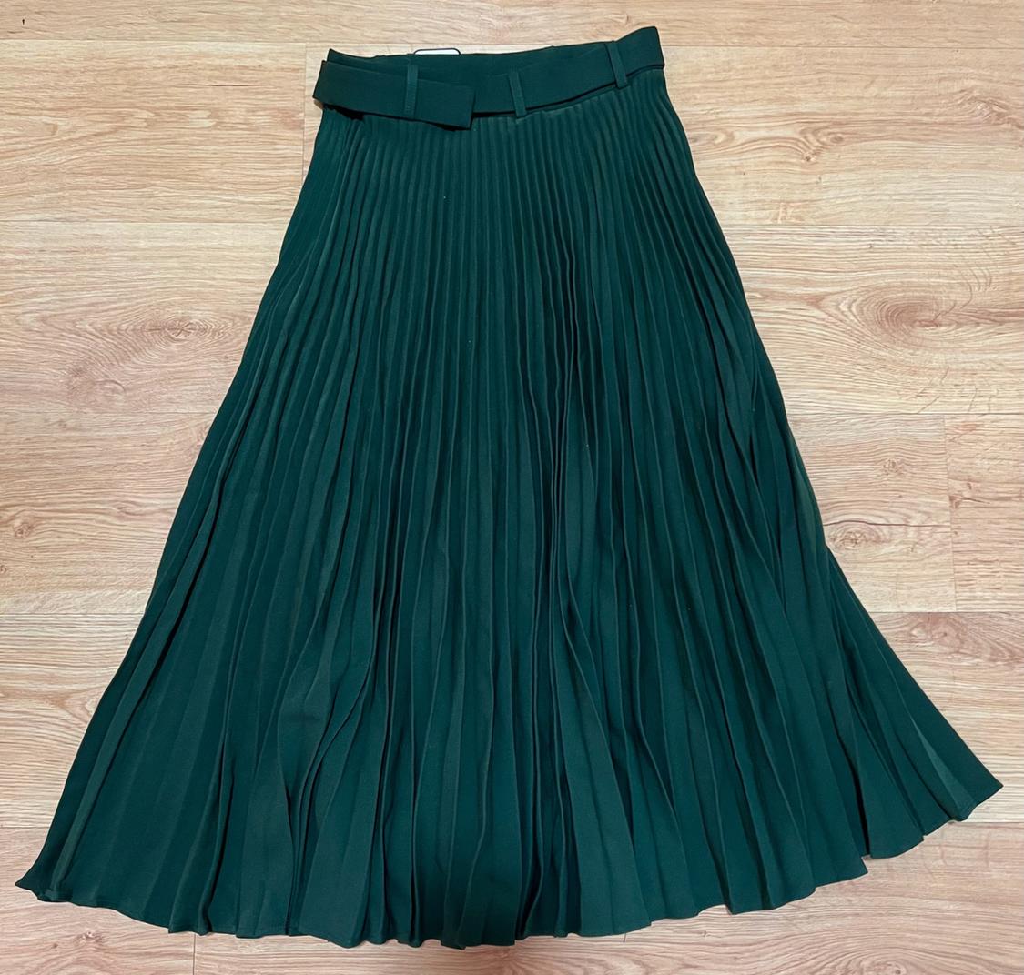 PLEATED SKIRT WITH BELT - Image 5