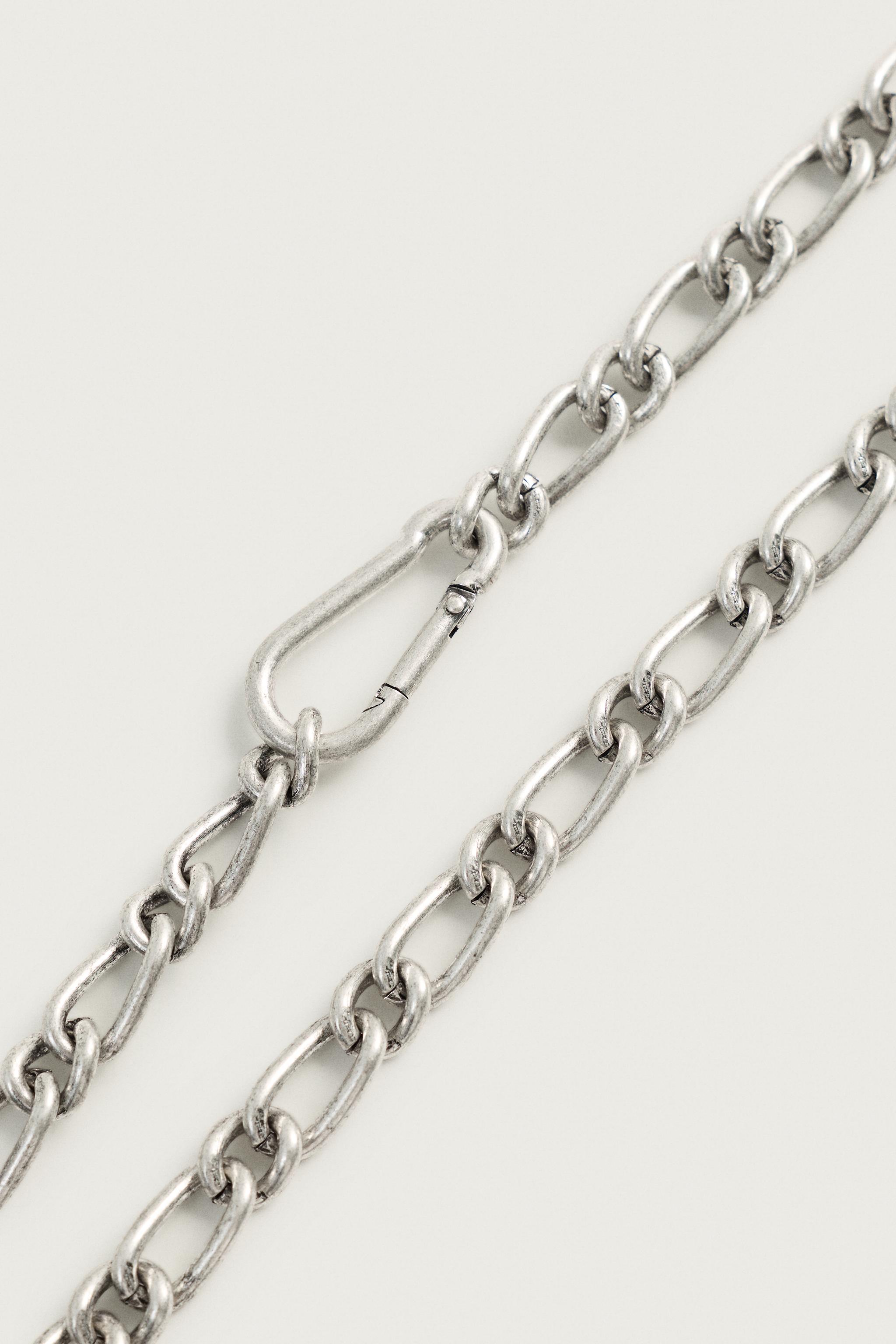 COLLIER À MAILLONS MÉTALLIQUES