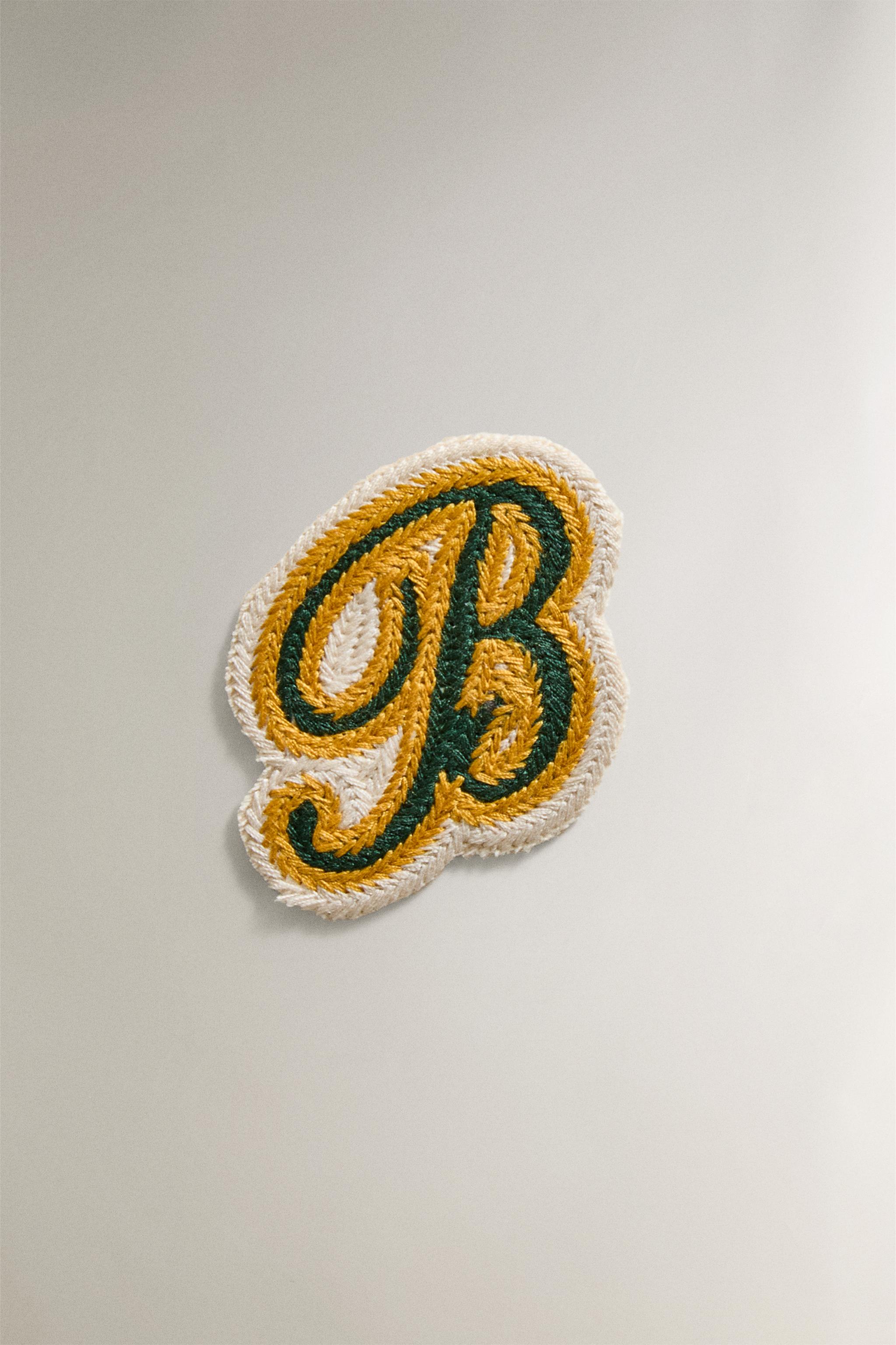 COTTON LETTER B PATCH