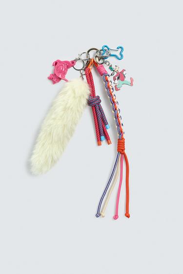 Zara 唐老鴨多重吊飾鑰匙圈 HARRY LAMBERT FOR ZARA X DISNEY - 黃色 - 圖片 0