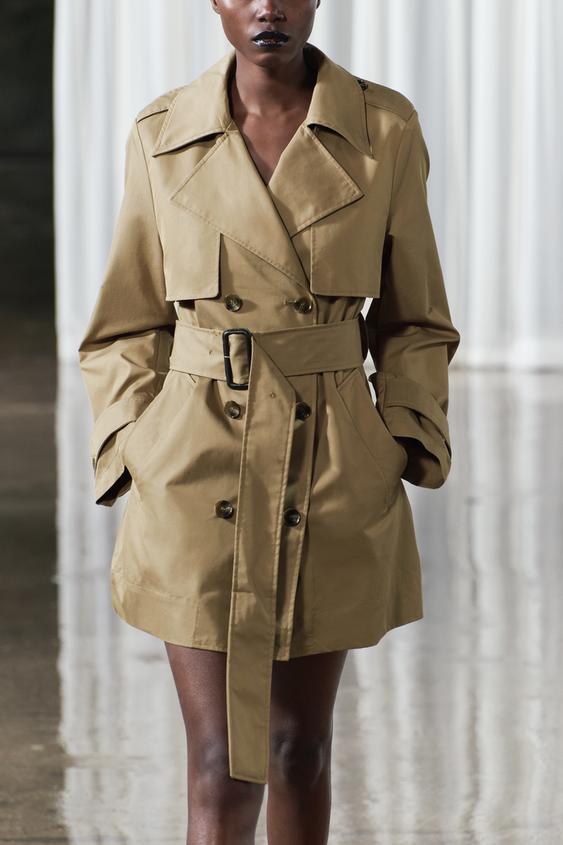 Classic trench coat with belt - Women