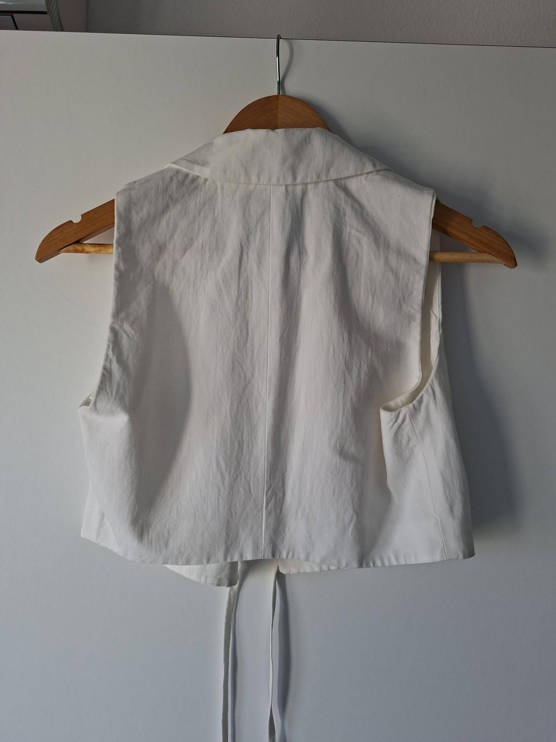 TAILORED LINEN BLEND WAISTCOAT - Image 3