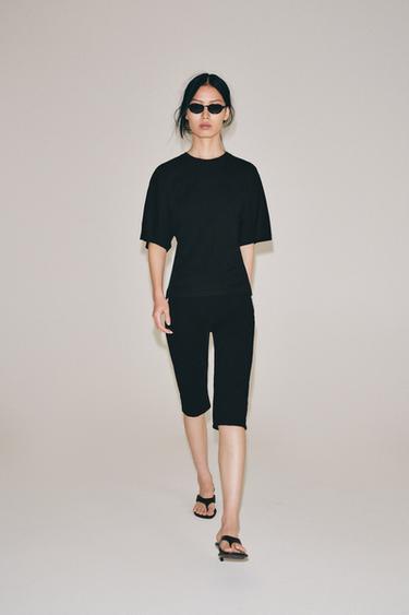 SUPIMA® FITTED T-SHIRT - Black by Zara - Image 0