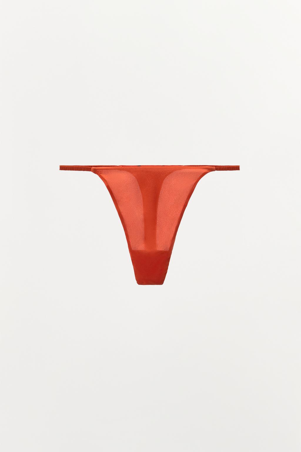 SILK BLEND THONG