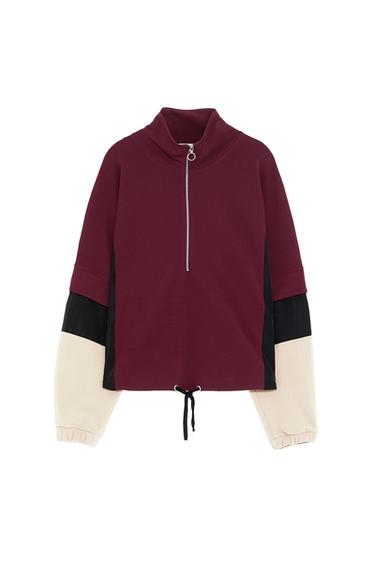 COLOUR BLOCK SWEATSHIRT