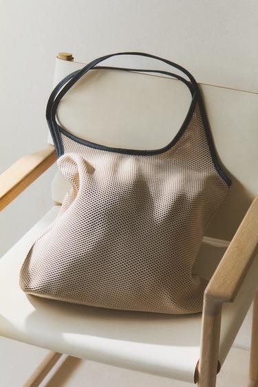 SAC CABAS KNIT - Bicolore de Zara