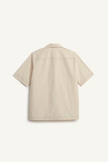 SLR SHRT - Ecru by Zara - Image 5