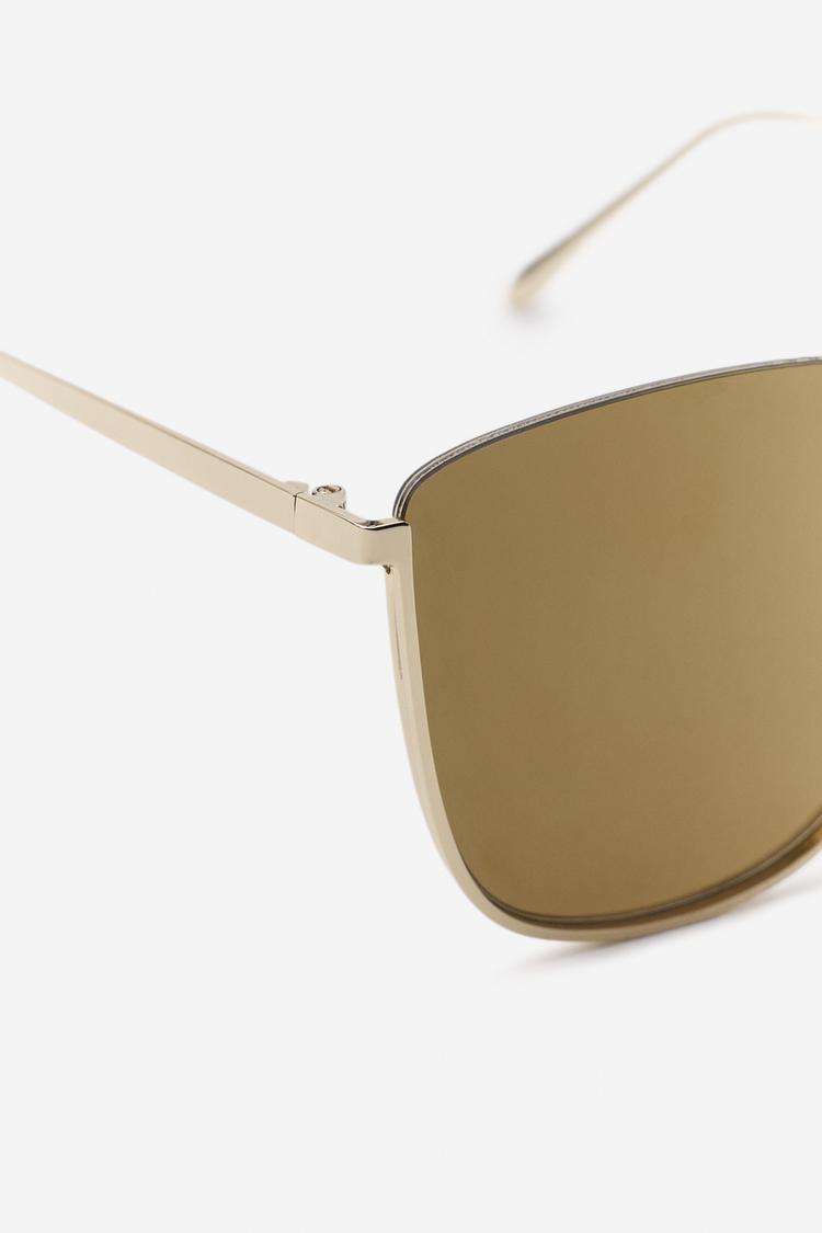 Lentes de sol metálicos cuadrados - Artículo ZARA Mujer 5