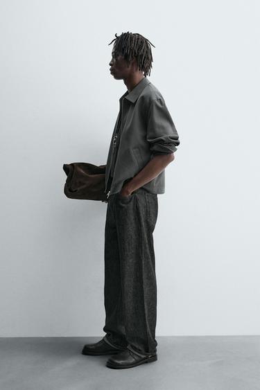 SURCHEMISE REGULAR FIT FERMETURE ÉCLAIR - Vert de Zara - Image 3