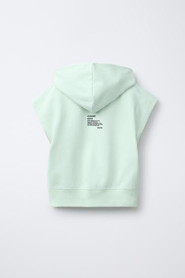 SPORTY INTERLOCK GILET - Sea green by Zara - Image 1