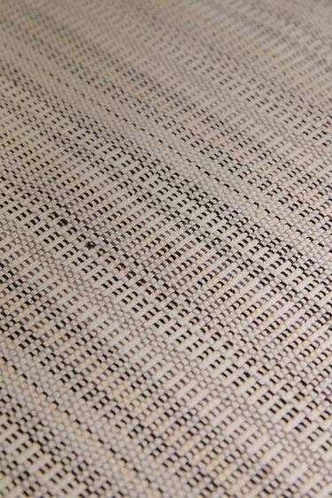 COLOURED NEEDLECORD PLACEMAT (PACK OF 2) - Grey / Tan by Zara - Image 3