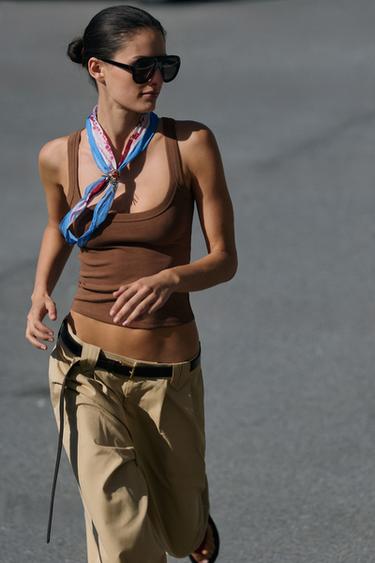 Zara MUSTARIGA BANDANA-RÄTIK - Fuksia - Pilt 0