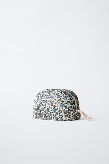 FLORAL TOILETRY BAG - Blue by Zara - Image 1