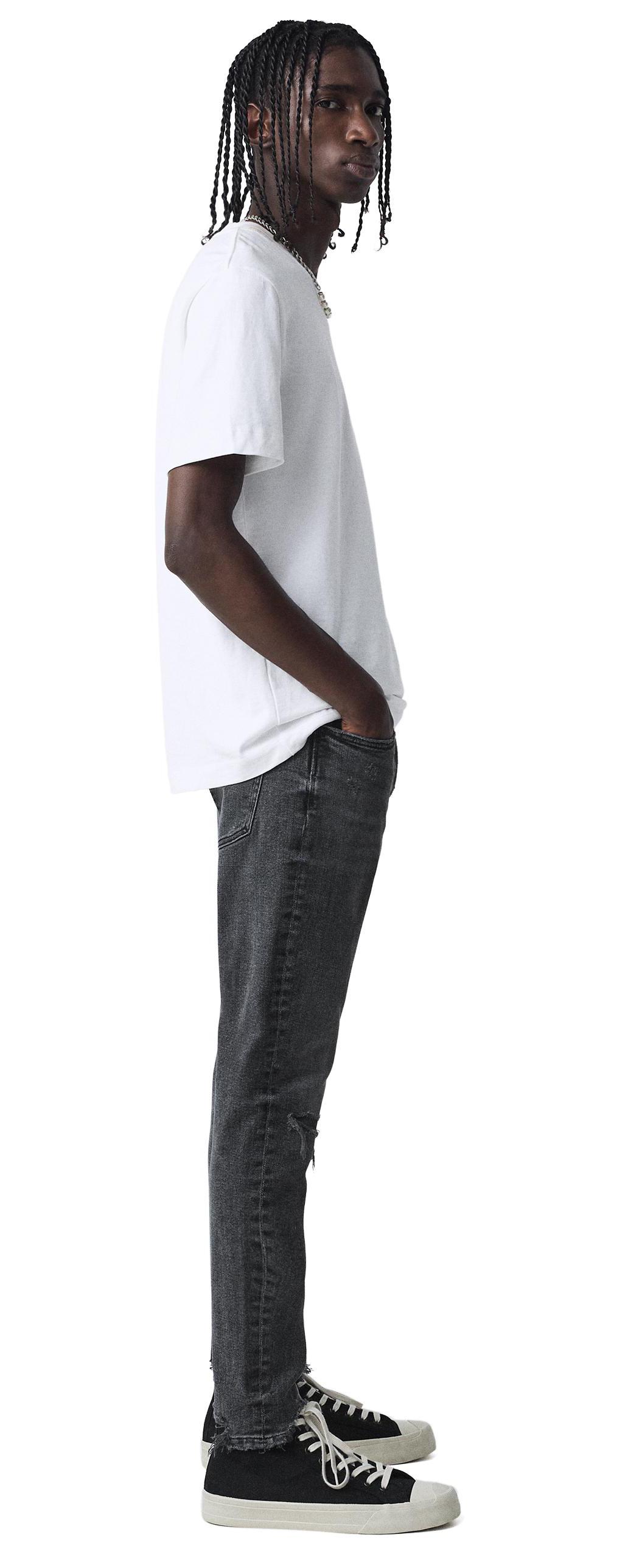 Super Skinny Spray on stretch Jeans - Black ripped – Neutrl Clothing