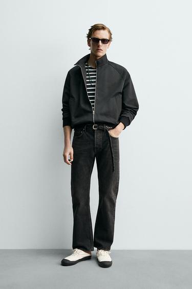 جاكيت REGULAR FIT قطن - صوف AARON LEVINE X ZARA - أسود الخاص بـ Zara