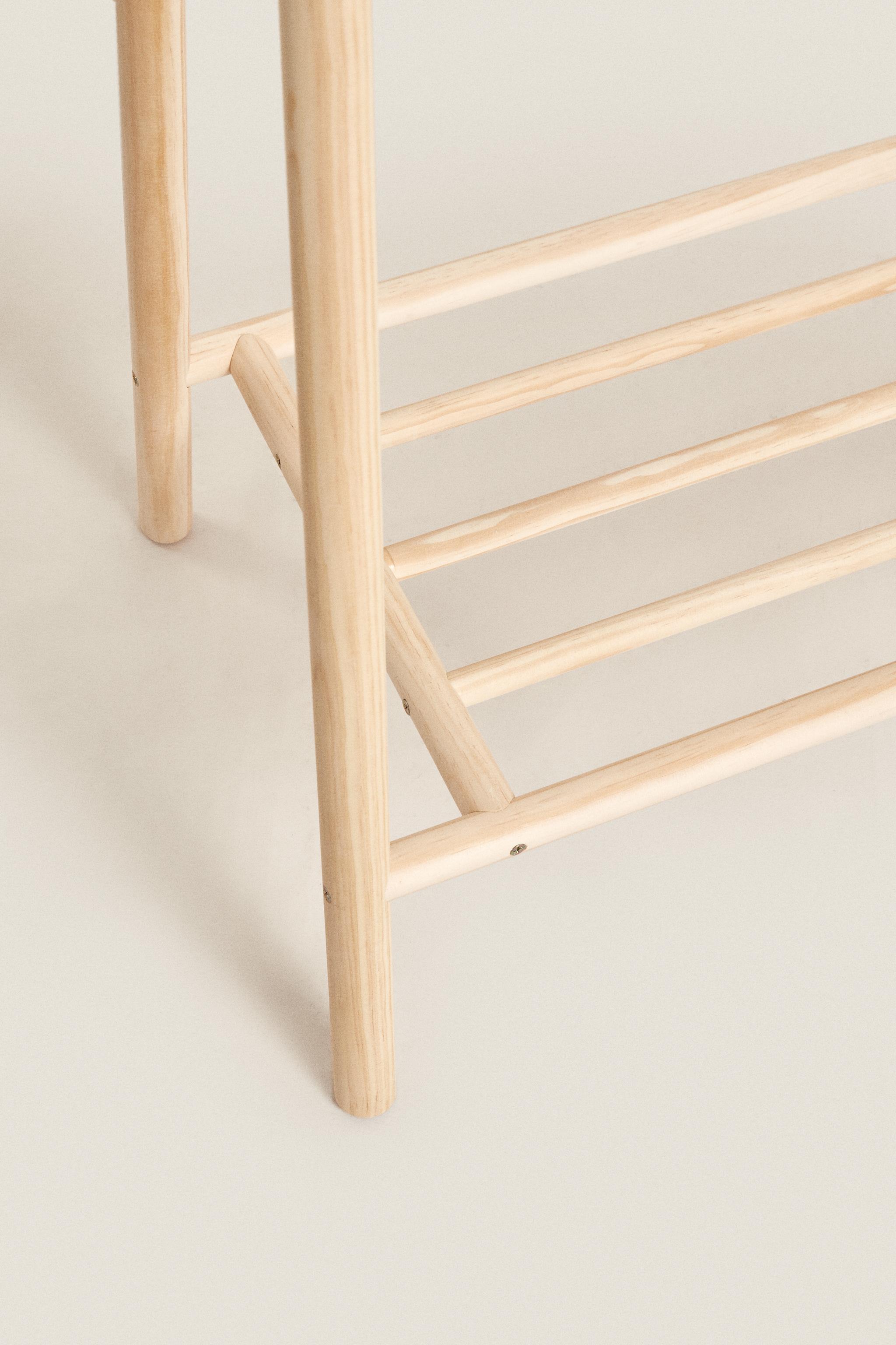 Zara WOODEN CLOTHES RACK — фото 5