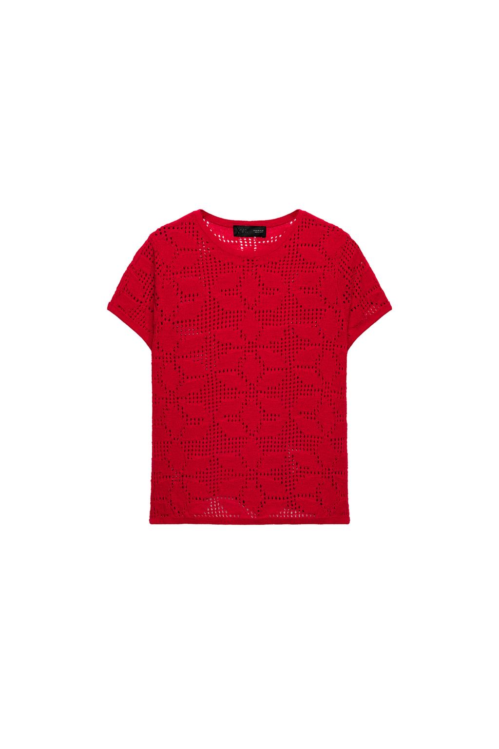 TEXTURED KNIT TOP - image 3