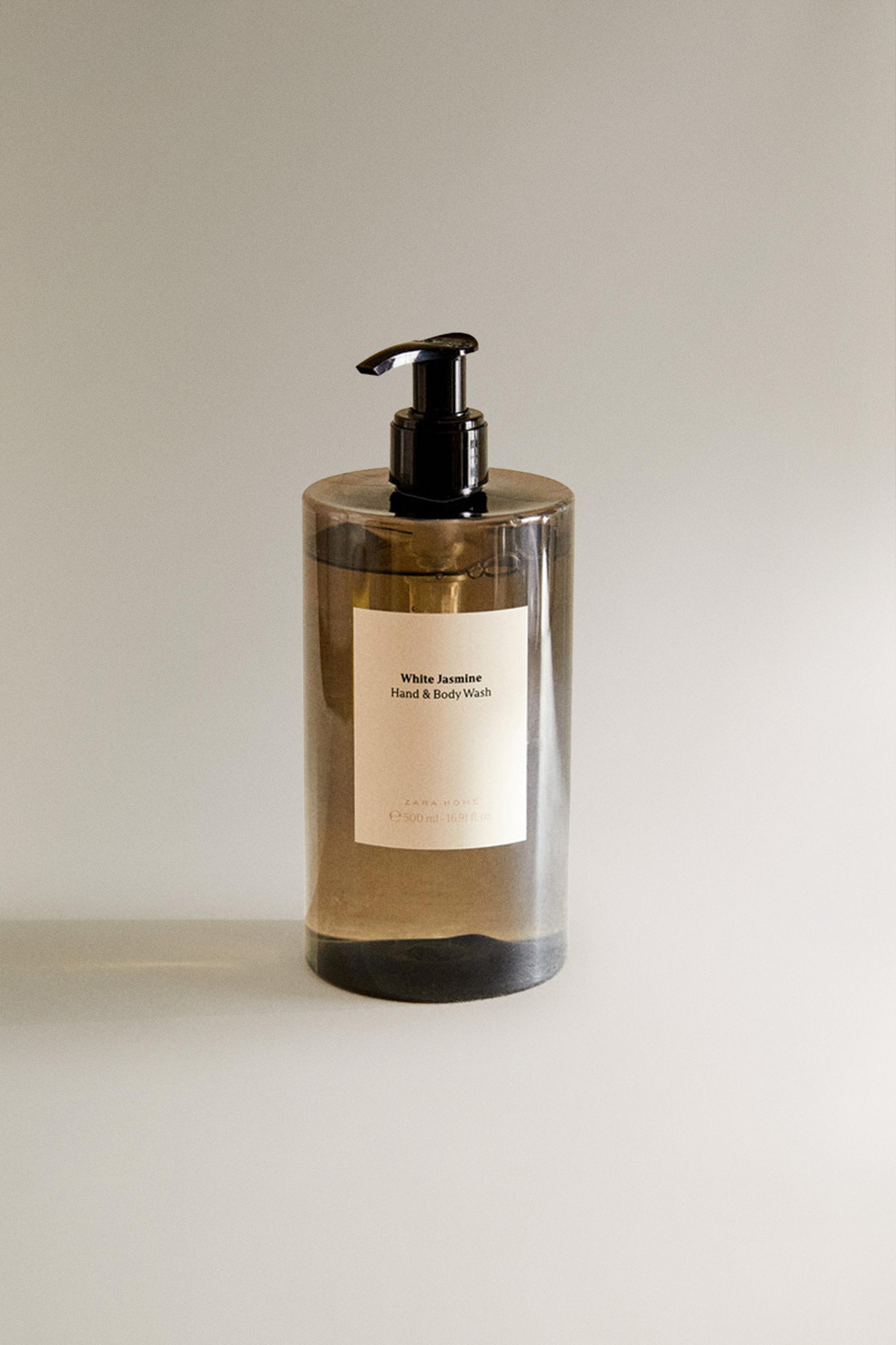 (500 ML) WHITE JASMINE LIQUID HAND AND BODY SOAP — White
