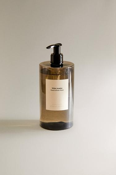 (500 ML) WHITE JASMINE LIQUID HAND AND BODY SOAP — White 2
