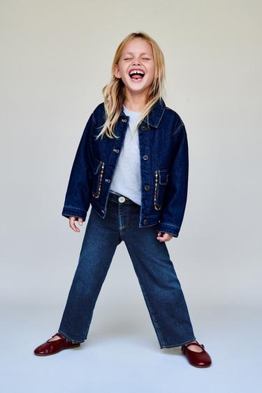 Zara NAVY JEANS - Mid-blue