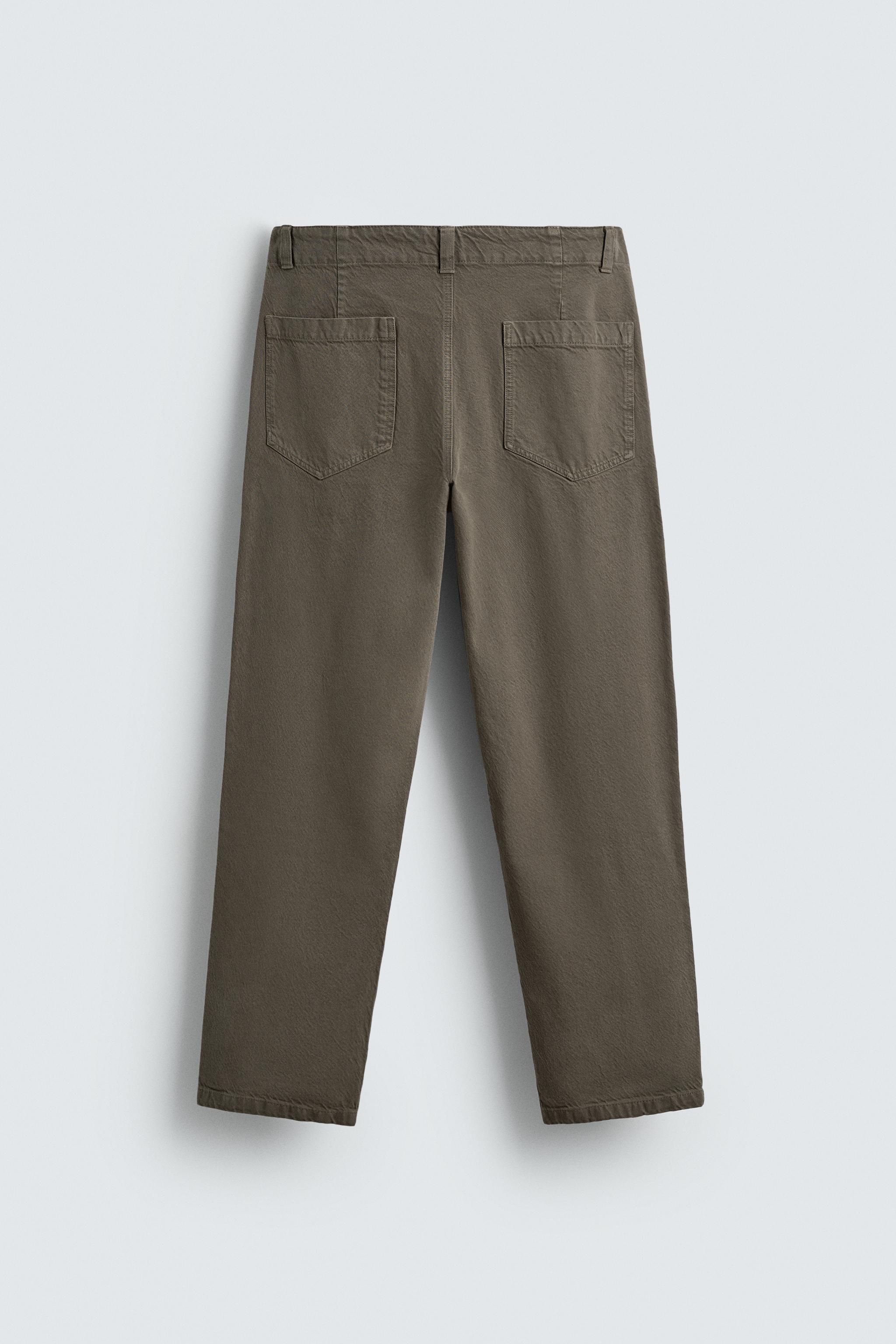WASHED RELAXED FIT PANTS