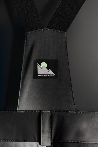 PANTALLONA ME TIRANDA TIE DYE WATER RESISTANT DHE WINDPROOF RECCO® SYSTEM SKI COLLECTION - Gri nga Zara