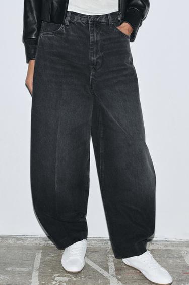 JEAN ZW COLLECTION TAILLE HAUTE FUSELÉ - Noir de Zara - Image 1