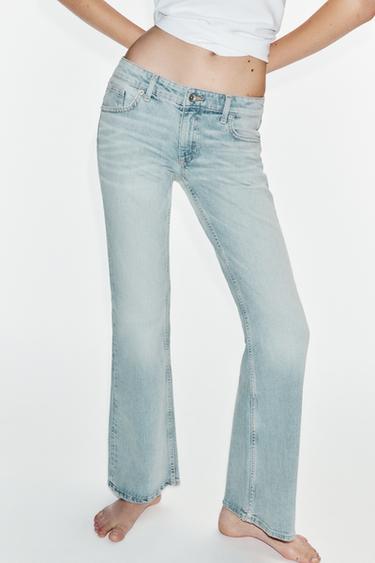 ДЖИНСЫ TRF BOOTCUT С НИЗКОЙ ПОСАДКОЙ — ВОДЯНИСТО-ГОЛУБОЙ от Zara