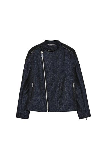 SHIMMERY BIKER JACKET