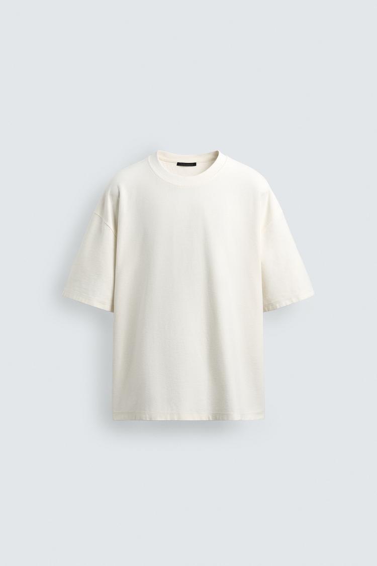 ZARA BASIC BOXY FIT T-SHIRT