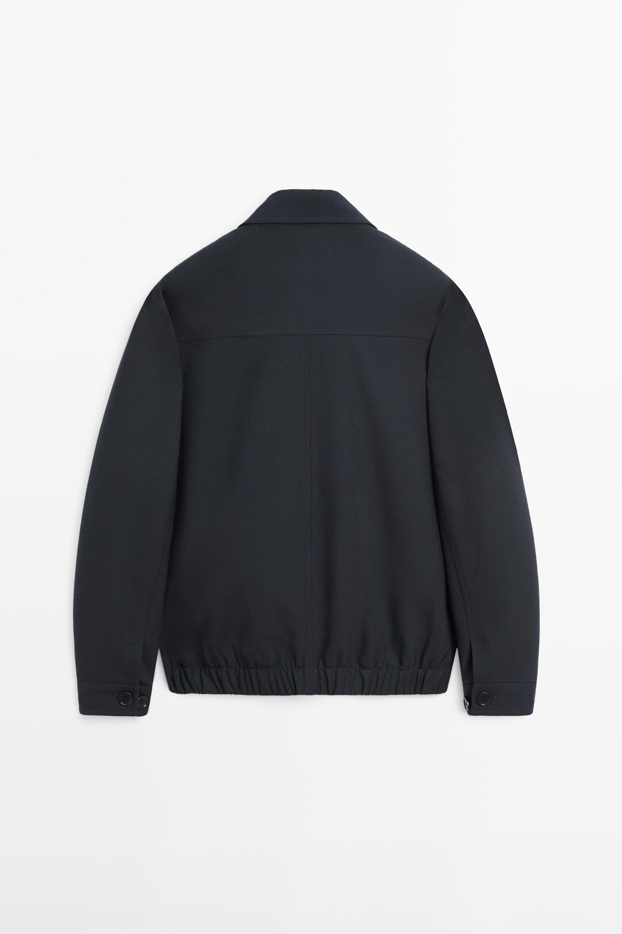 Blouson total look laine froide