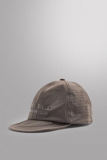 TECHNICAL RUNNING CAP - Taupe grey by Zara