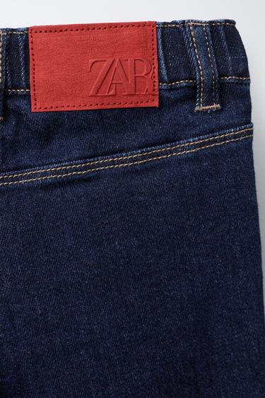 EMBROIDERED POCKET MARINE JEANS - Blue by Zara