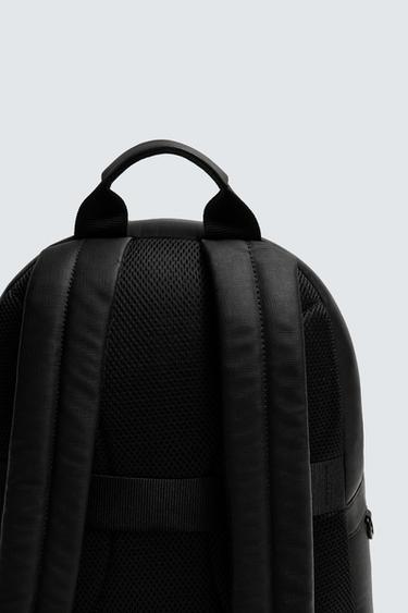 SAC À DOS TEXTURE - Noir de Zara - Image 5