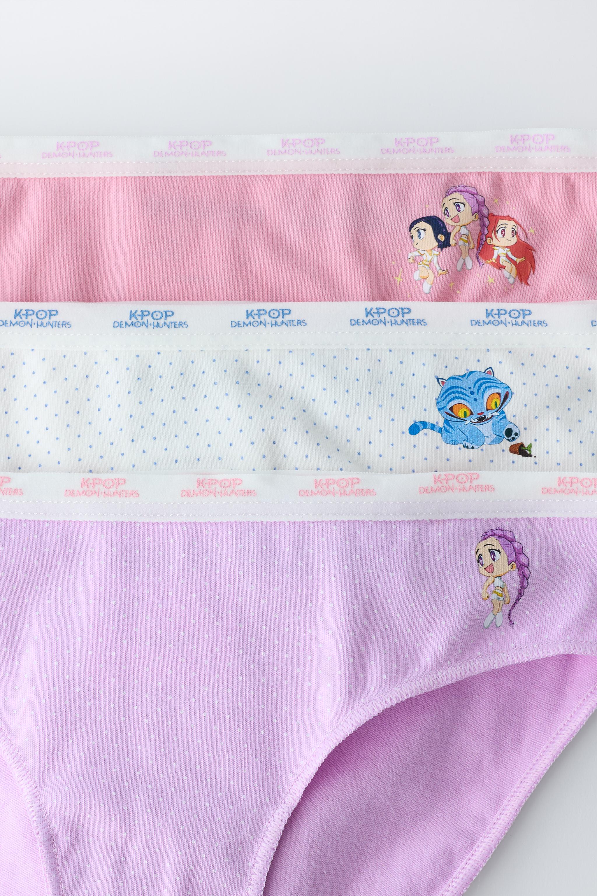 6-14 YEARS/ THREE-PACK KPOP DEMON HUNTERS™ NETFLIX © UNDERWEAR — Multicolored (alternate view)