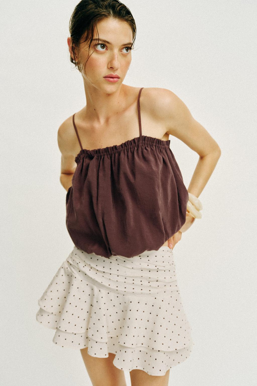 BALLOON STRAP TOP