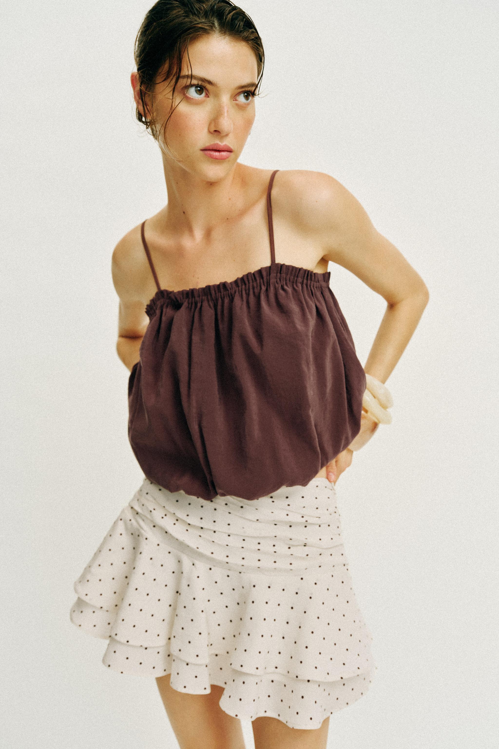 BALLOON STRAP TOP