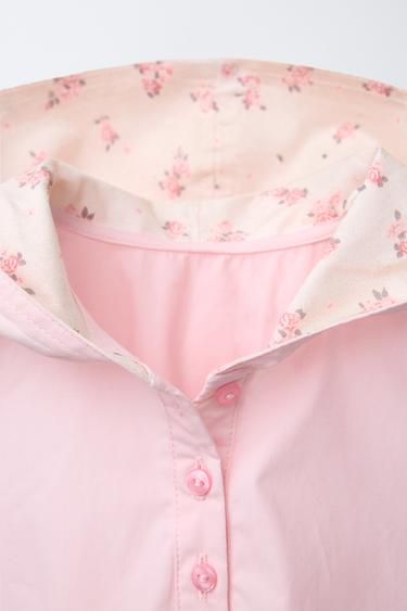 ROBE À CAPUCHE BALLON - Rose de Zara - Image 2