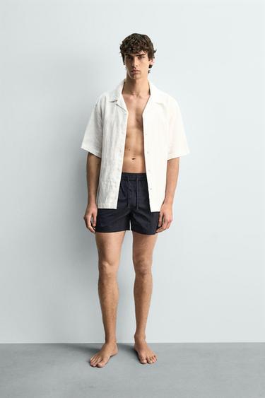 BASIS ZWEMSHORT MIDDENLENGTE - Marineblauw van Zara - Afbeelding 0