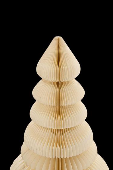 WEIHNACHTSBAUM PAPIER LICHT BODEN (160 cm) - Weiß von Zara