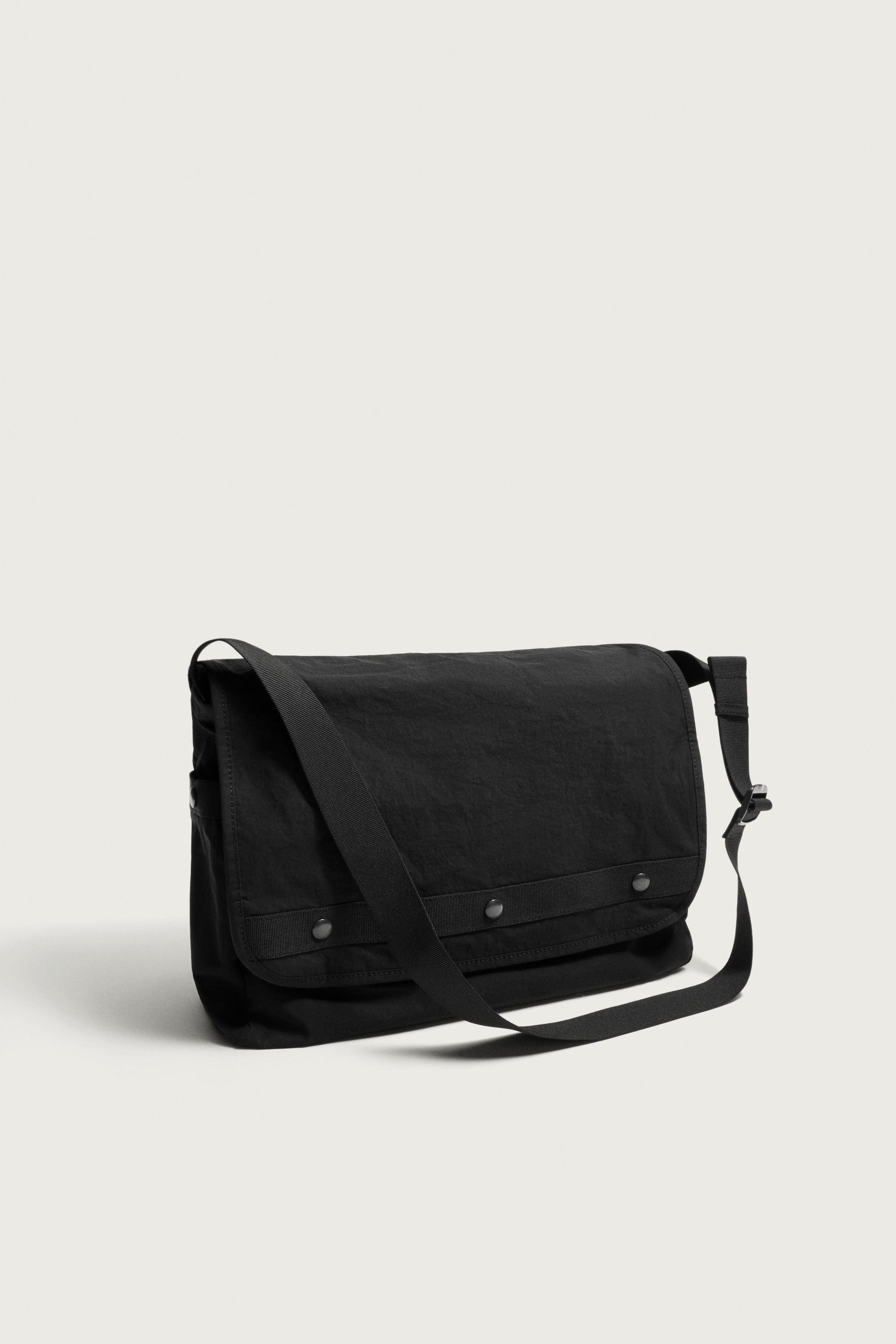 Мужские сумки Zara NYLON FLAP MESSENGER — фото 4